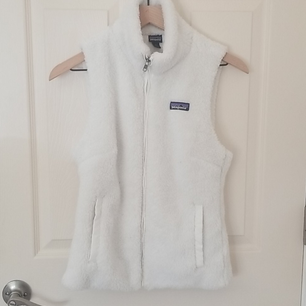Patagonia white vest